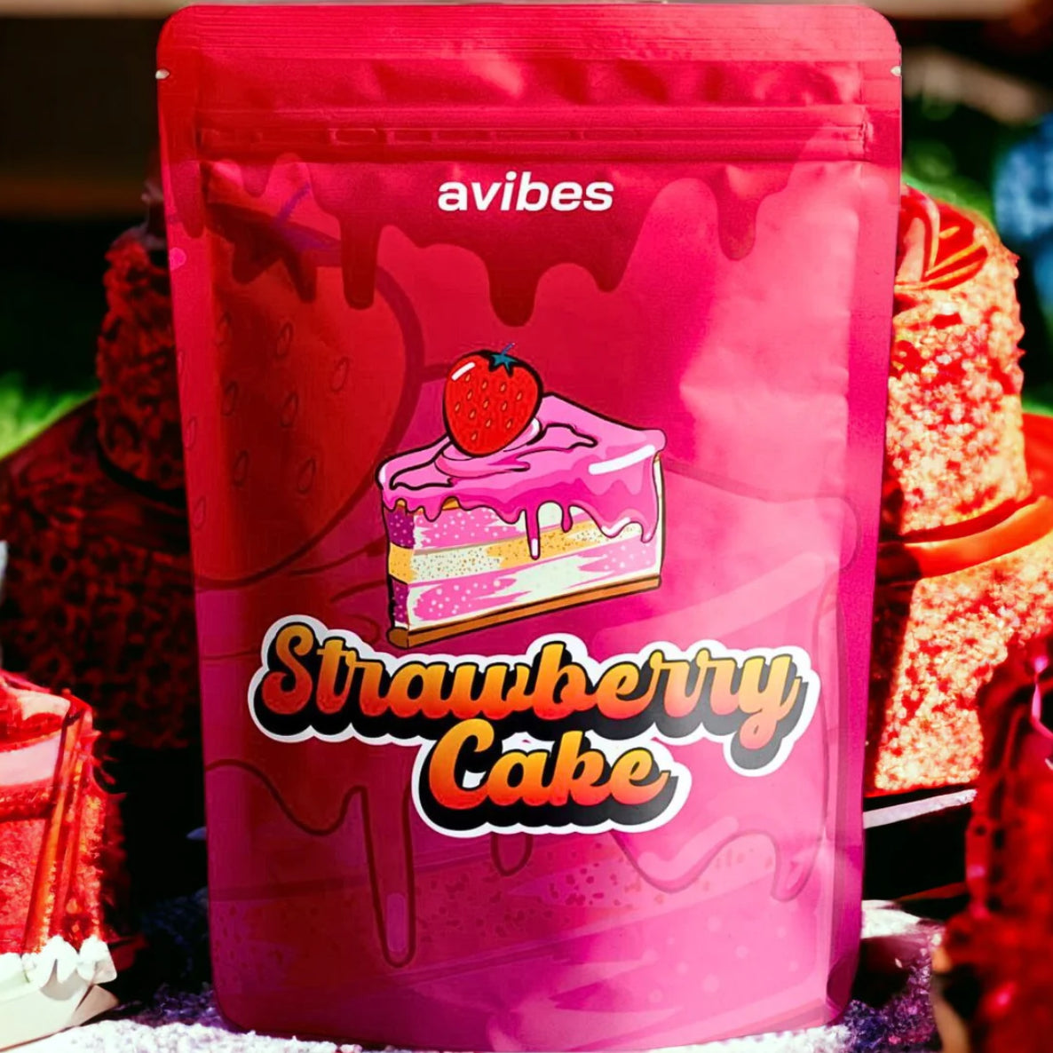avibes® Strawberry Cake Blüten | 12-15% CBD